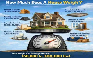 how much does a house weigh