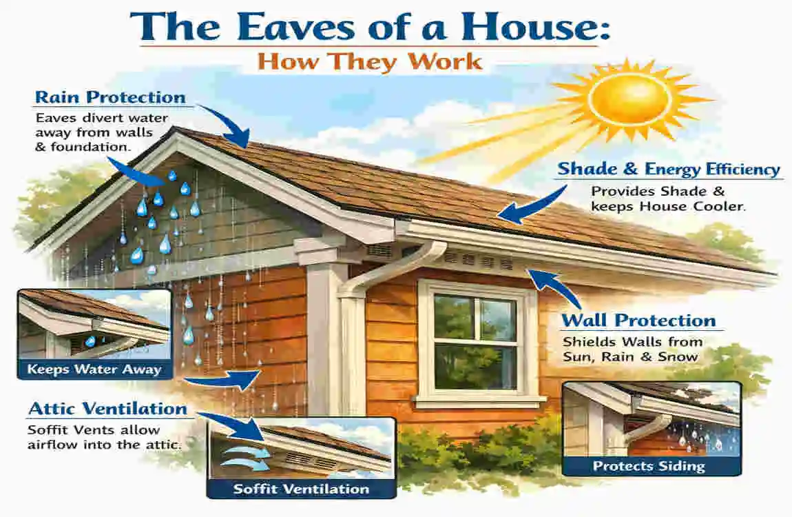 what are eaves on a house