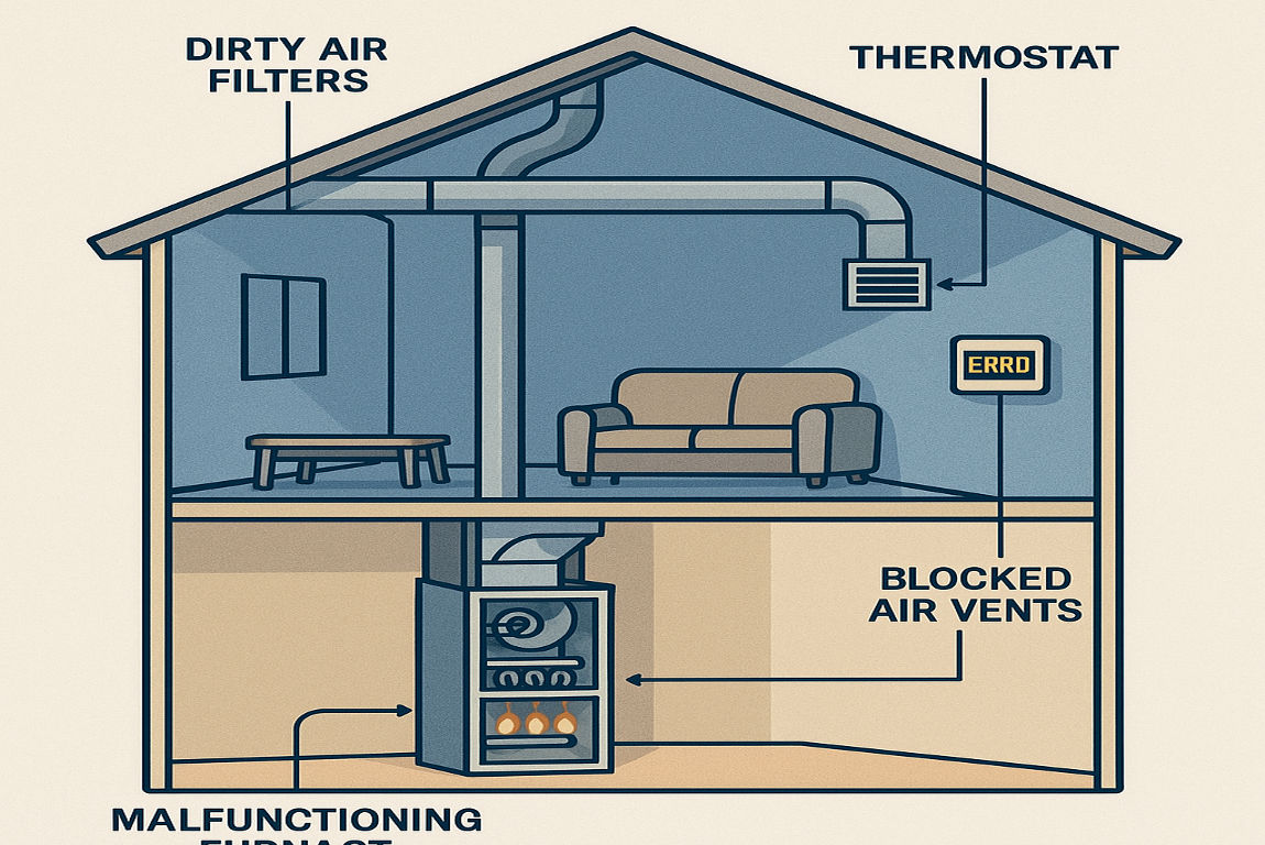 why heat not working in house
