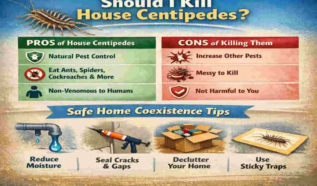 Should I Kill House Centipedes?