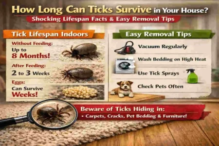 How Long Can Ticks Live in a House?