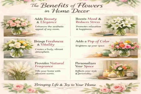 what are the benefits of having flowers in the house