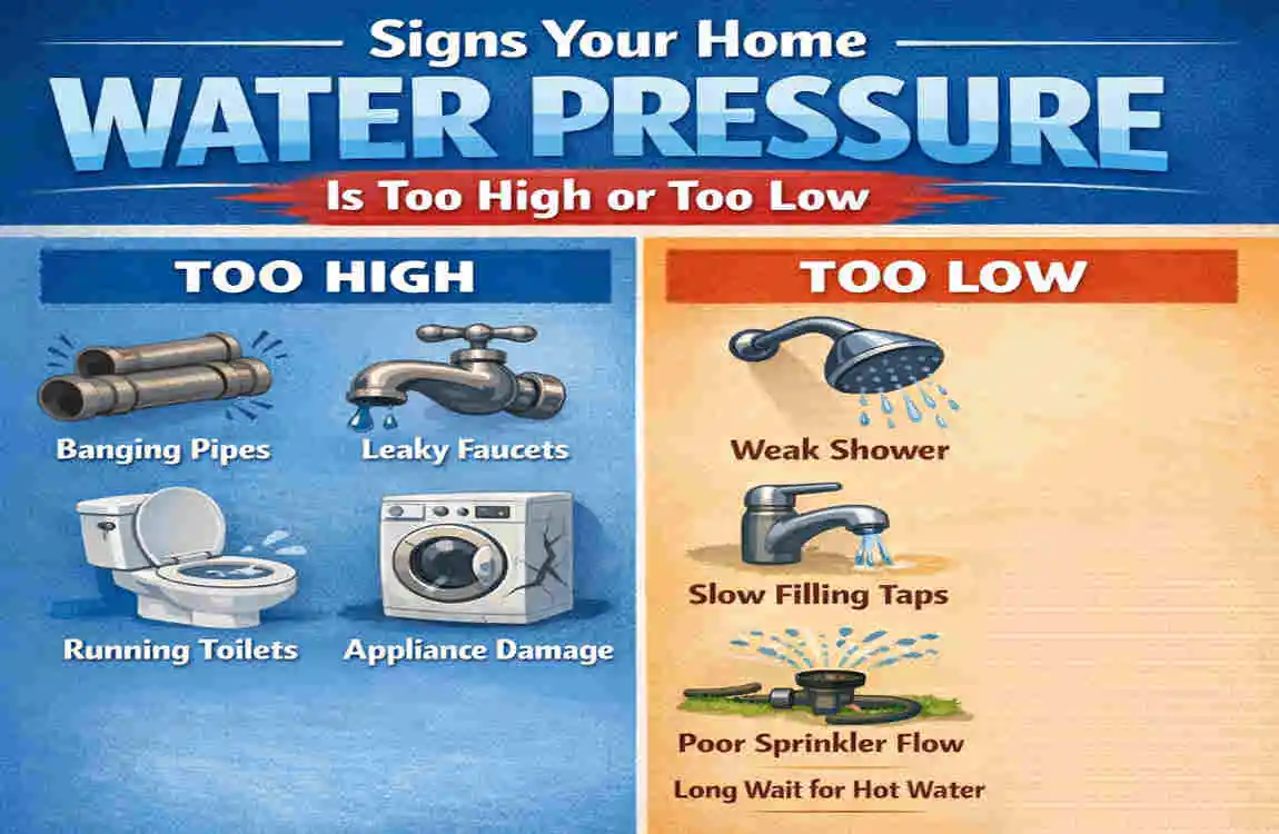 what pressure should my house water be at plumbing