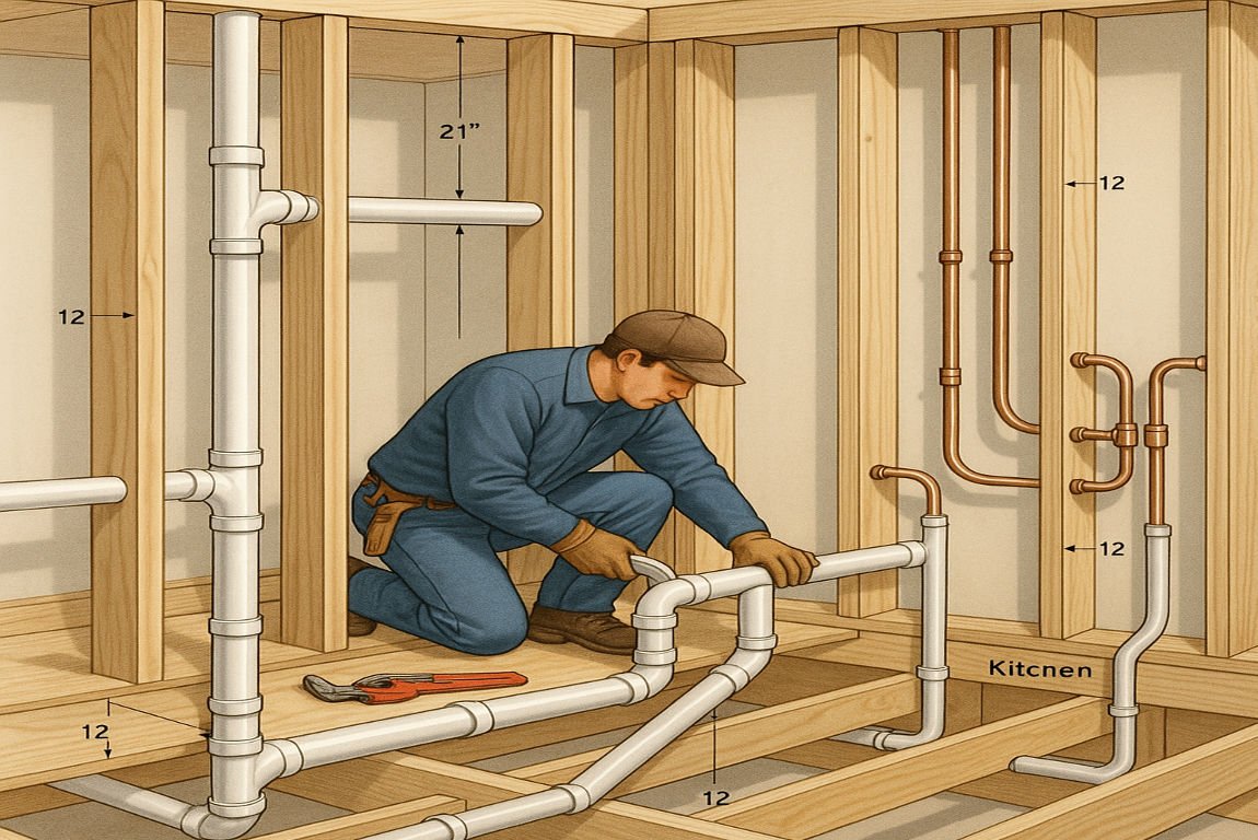 How to do rough in home plumbing