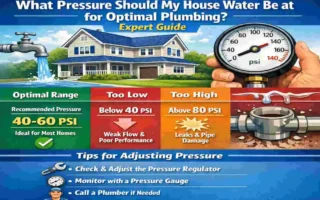 what pressure should my house water be at plumbing