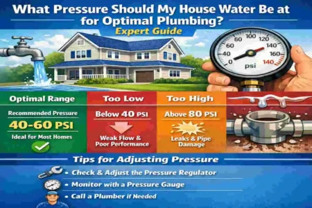 what pressure should my house water be at plumbing