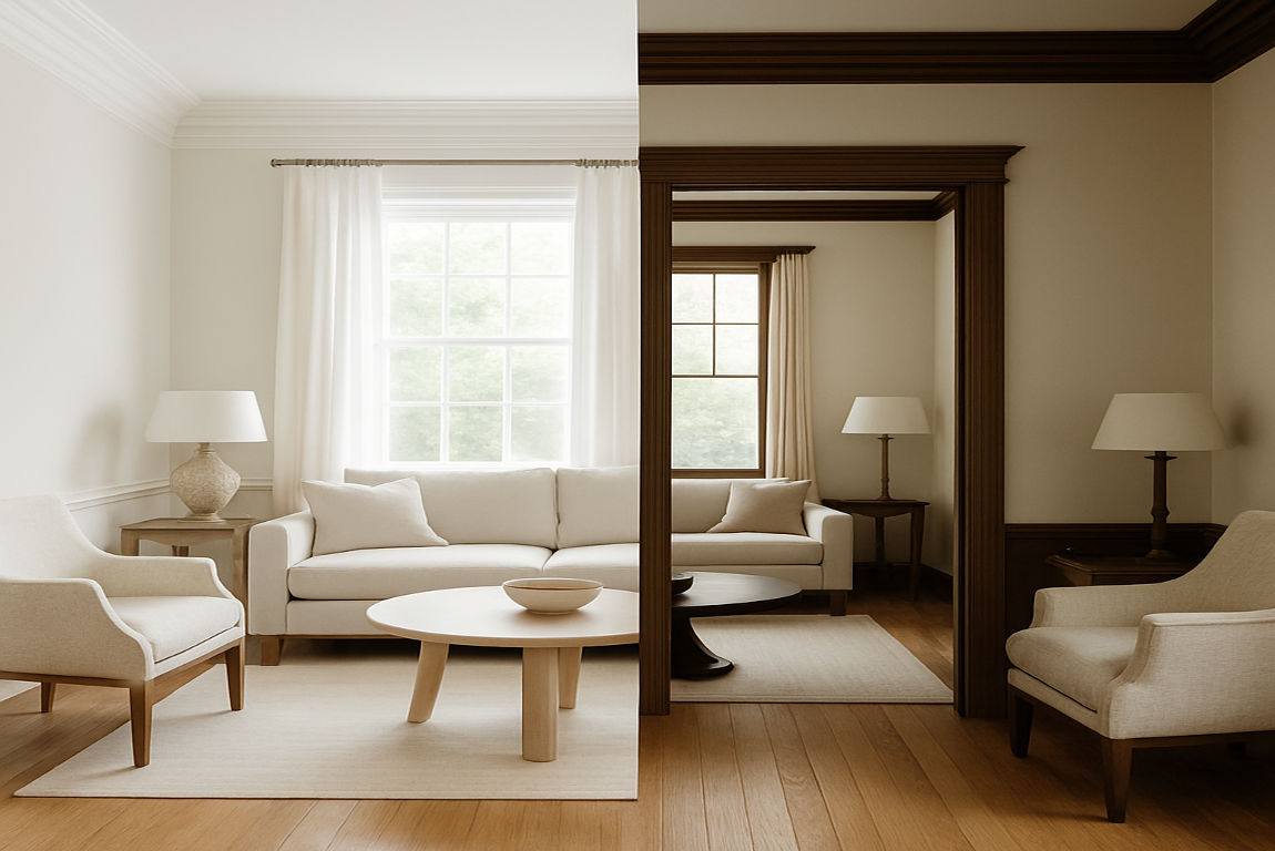 does trim have to match throughout the house