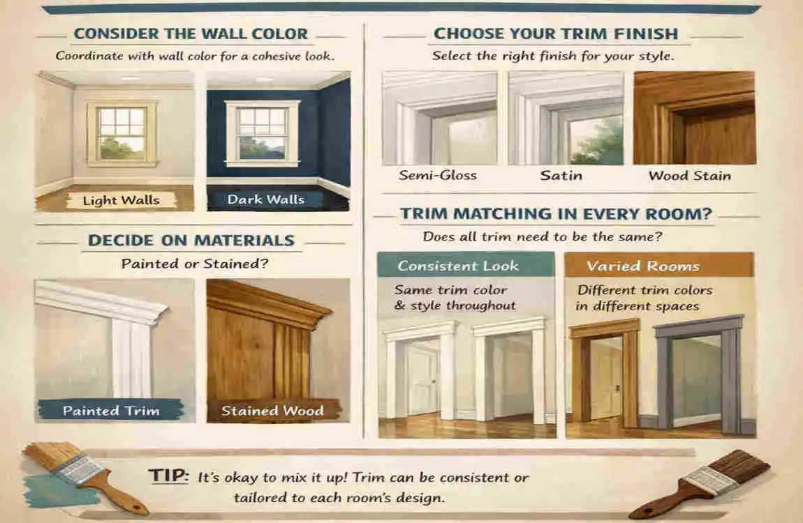 does trim have to match throughout the house
