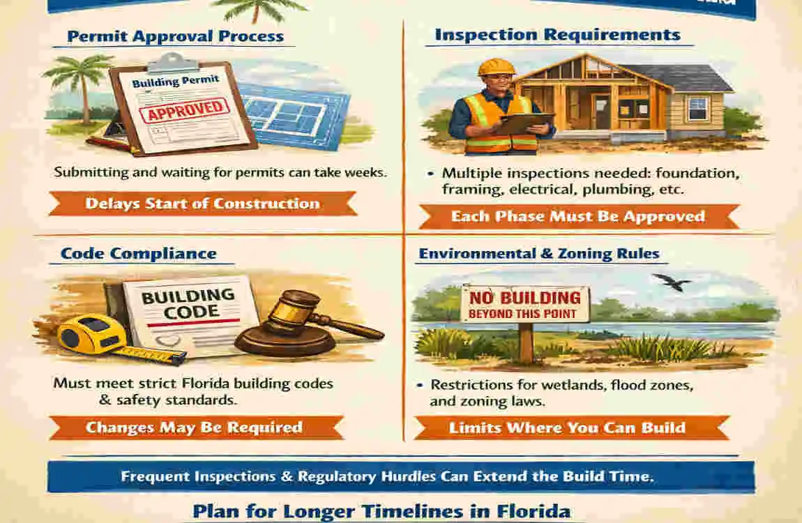 how long to build a house in florida