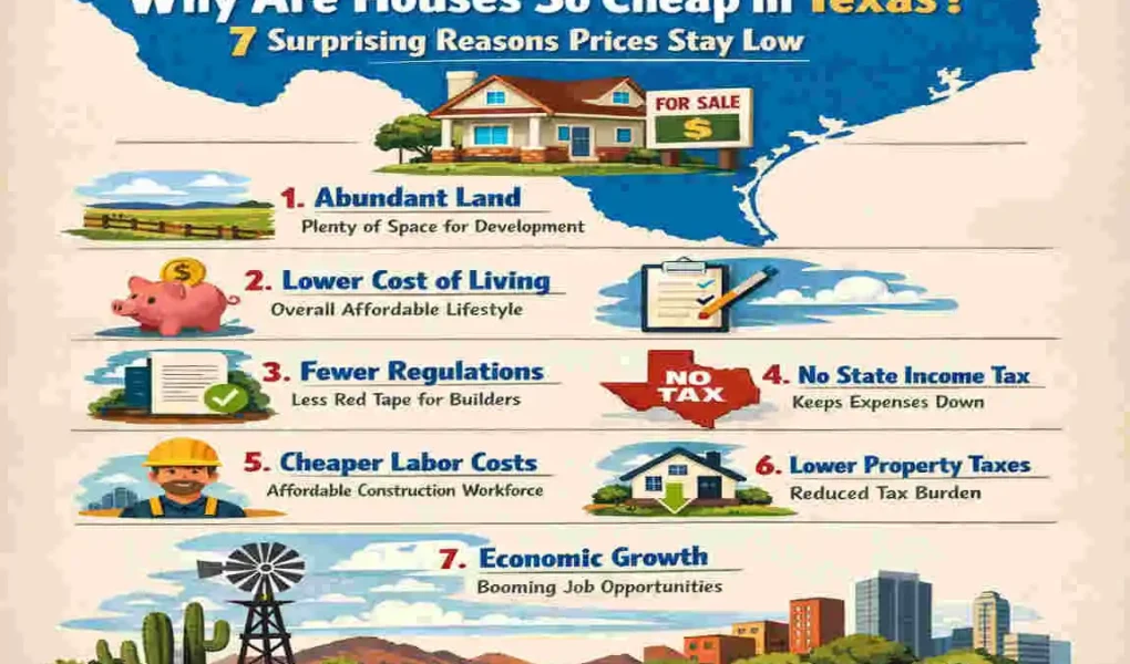why are houses so cheap in texas