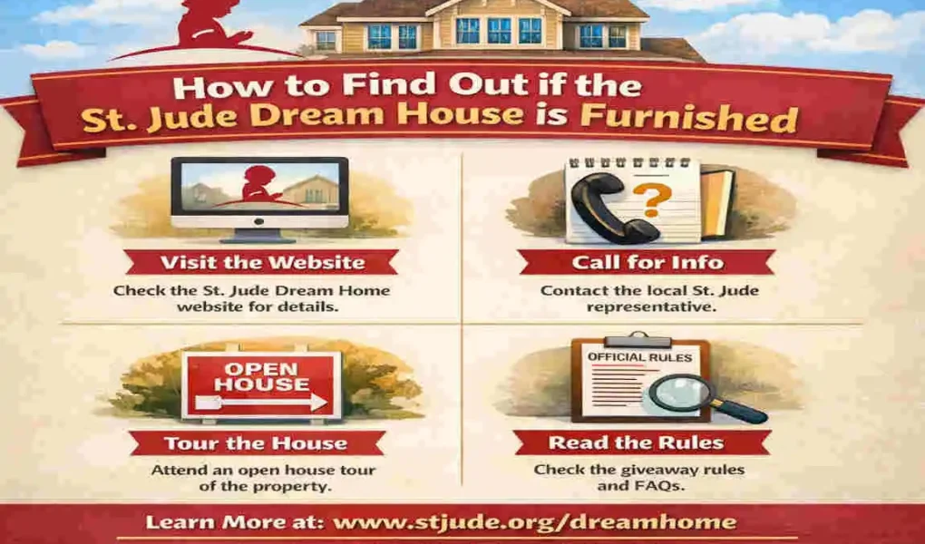 does the st jude dream house come furnished