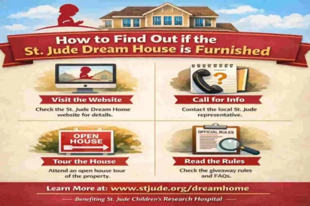 does the st jude dream house come furnished