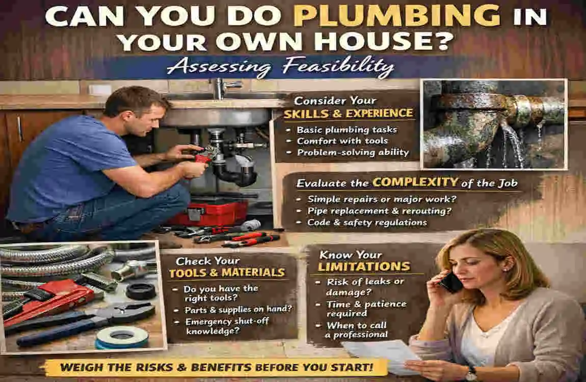 can i do plumbing in my own house