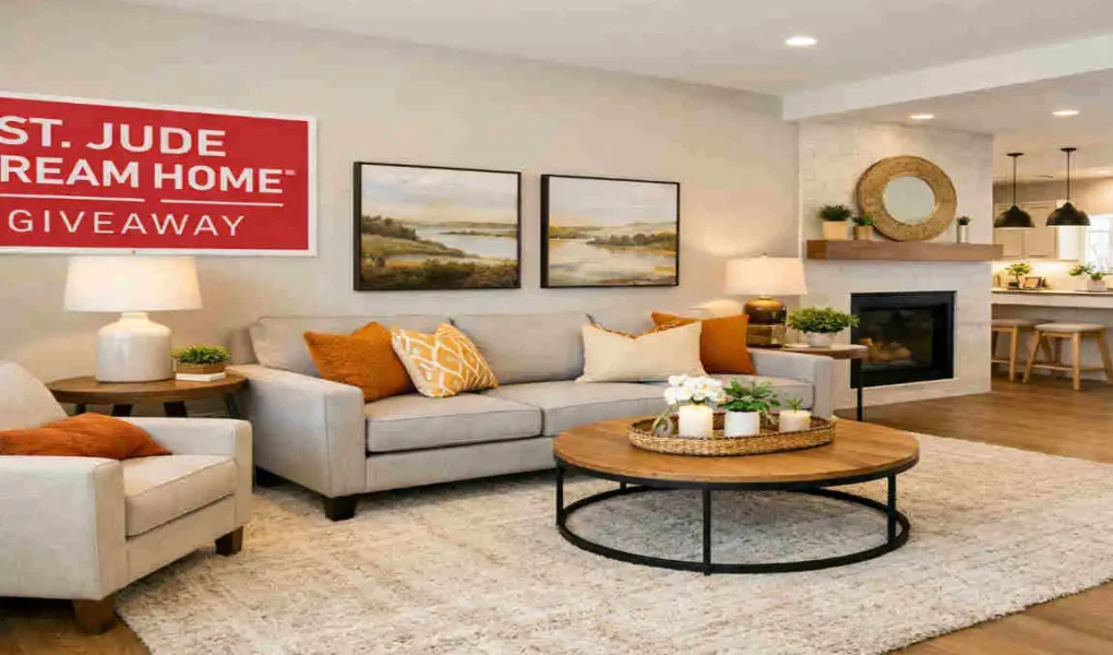 does the st jude dream house come furnished