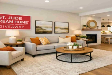 does the st jude dream house come furnished
