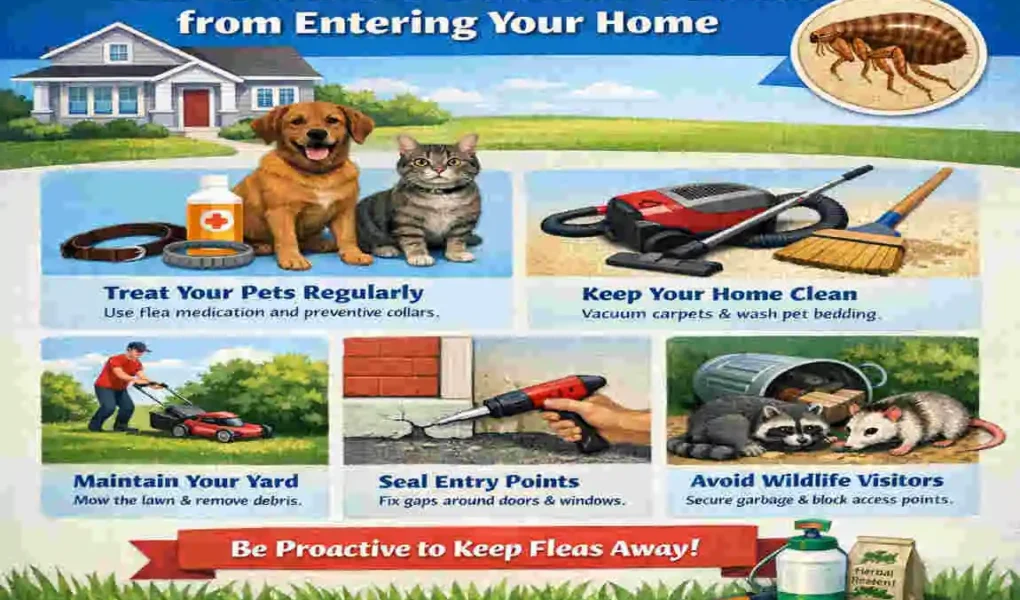 How Fleas Sneak Into Your Home