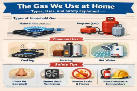 What is the gas we use in our homes?