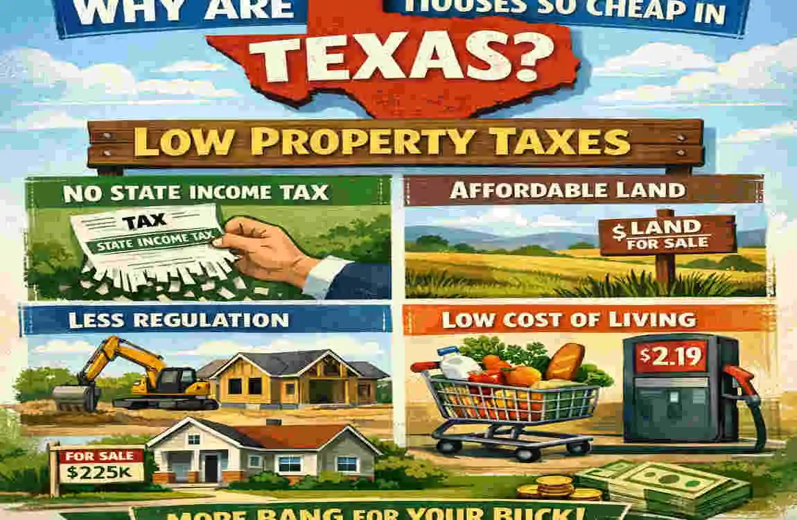why are houses so cheap in texas