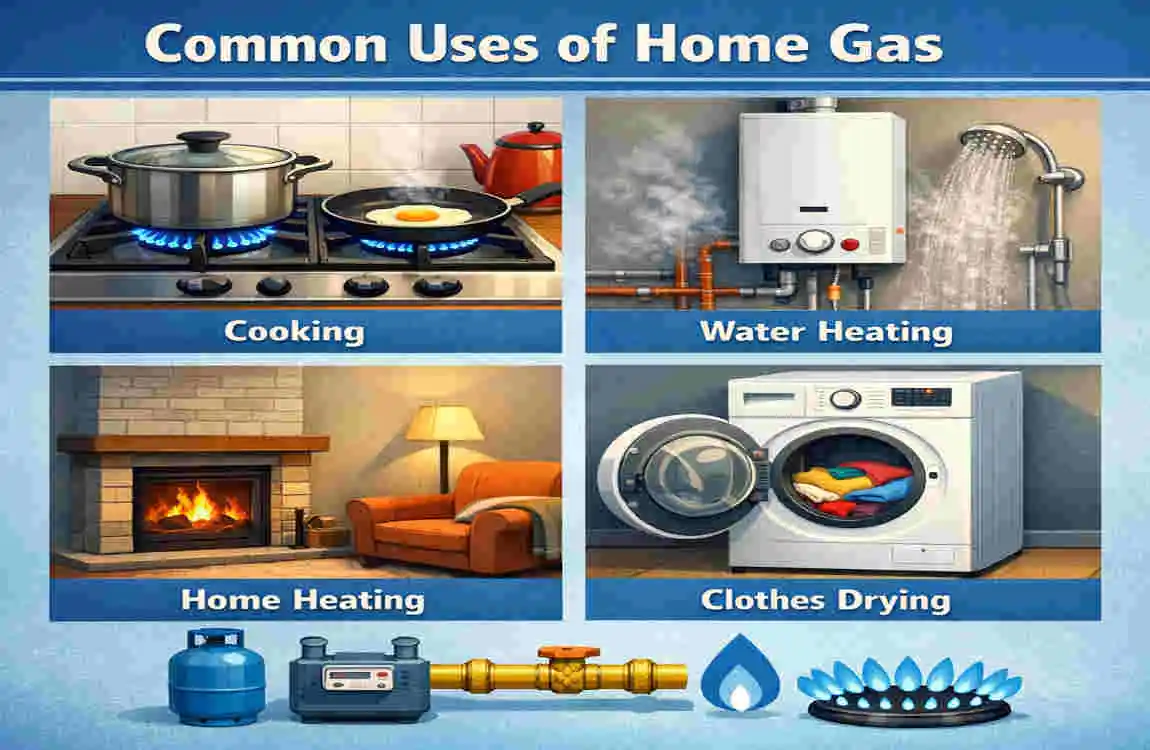What is the gas we use in our homes?