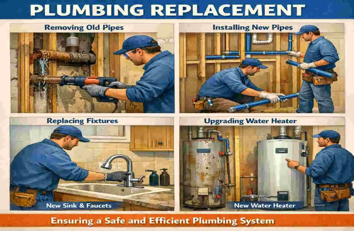 how much to replace plumbing in a house