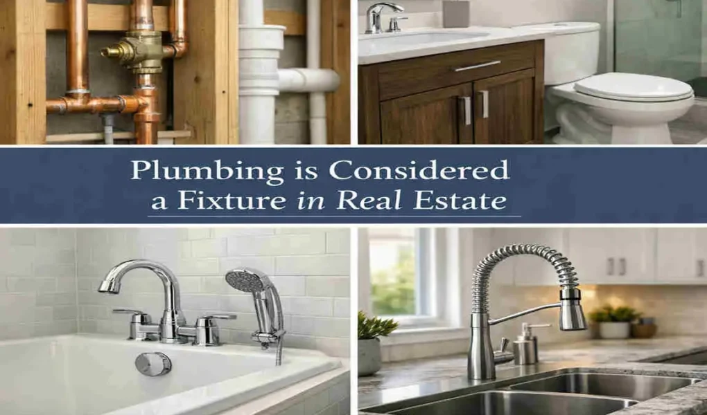 is home plumbing a fixture in real estate