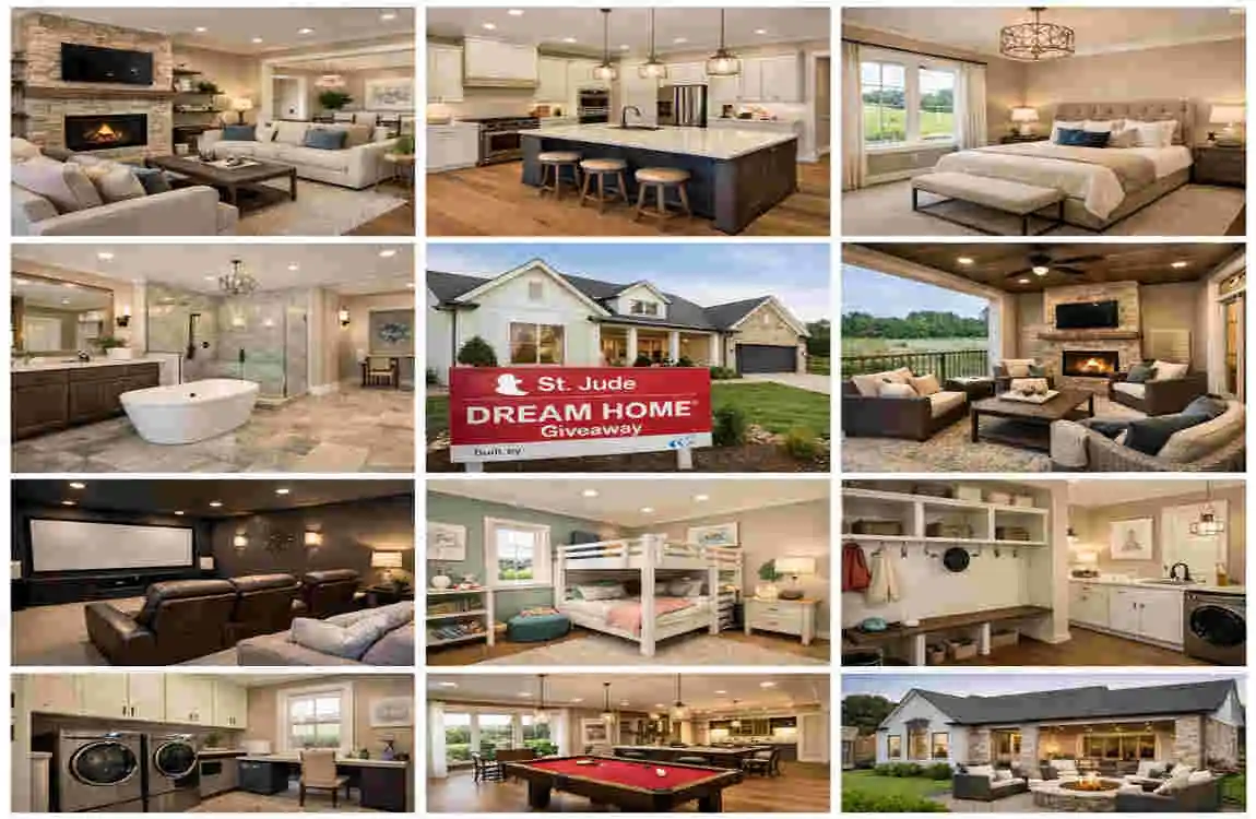 does the st jude dream house come furnished
