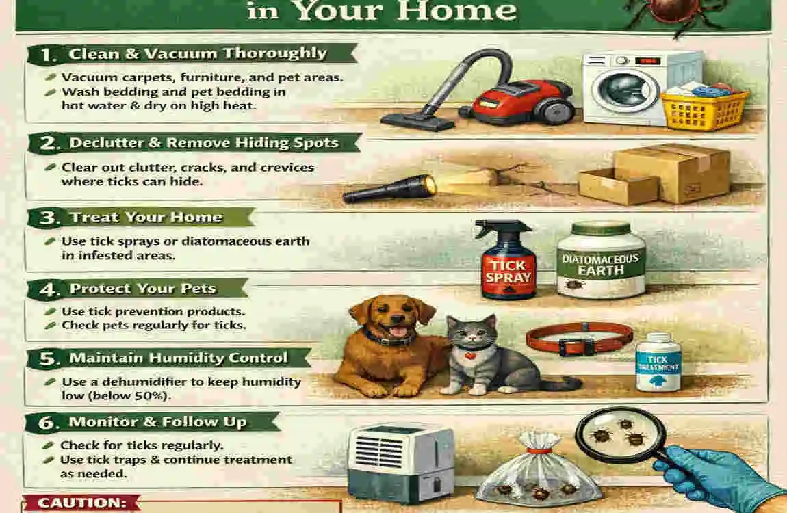 How Long Can Ticks Live in a House?