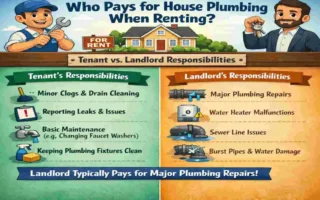 who pays for house plumbing when renting