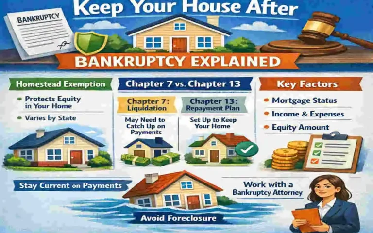 can i keep my house if i file bankruptcy