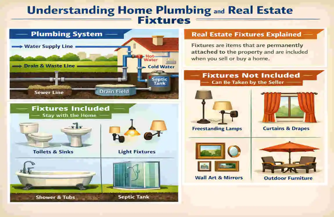 is home plumbing a fixture in real estate