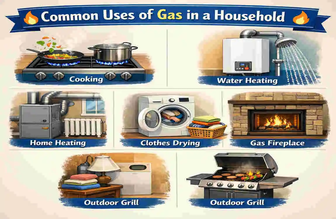 What is the gas we use in our homes?