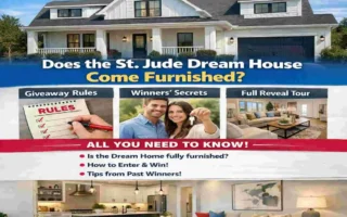 does the st jude dream house come furnished