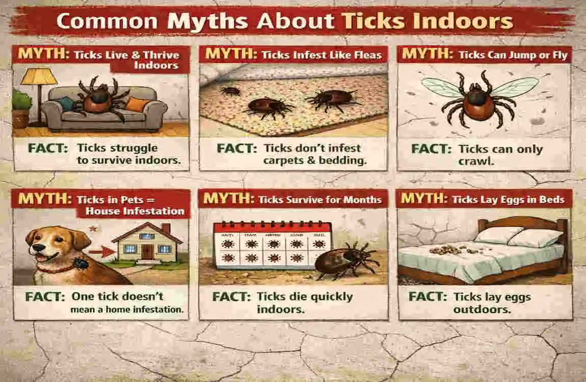 How Long Can Ticks Live in a House?