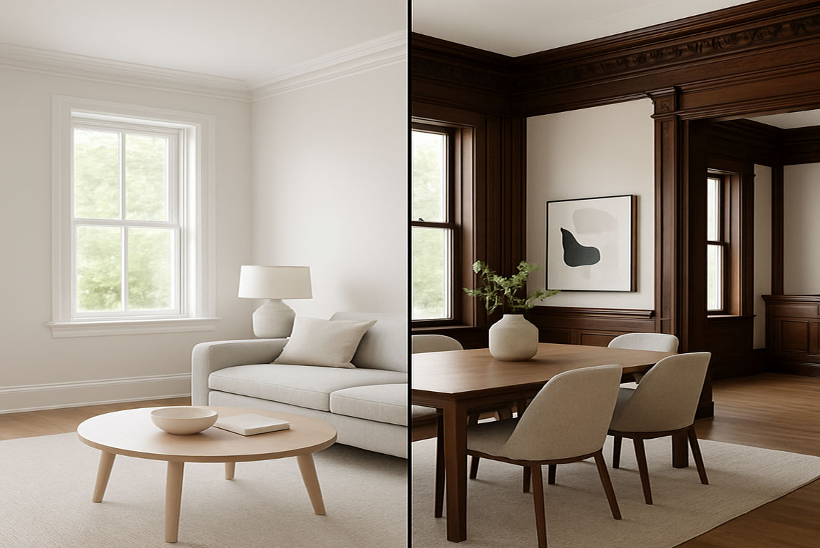 does trim have to match throughout the house