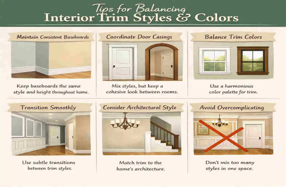 does trim have to match throughout the house