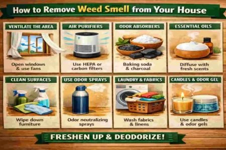 how to get rid of weed smell in house
