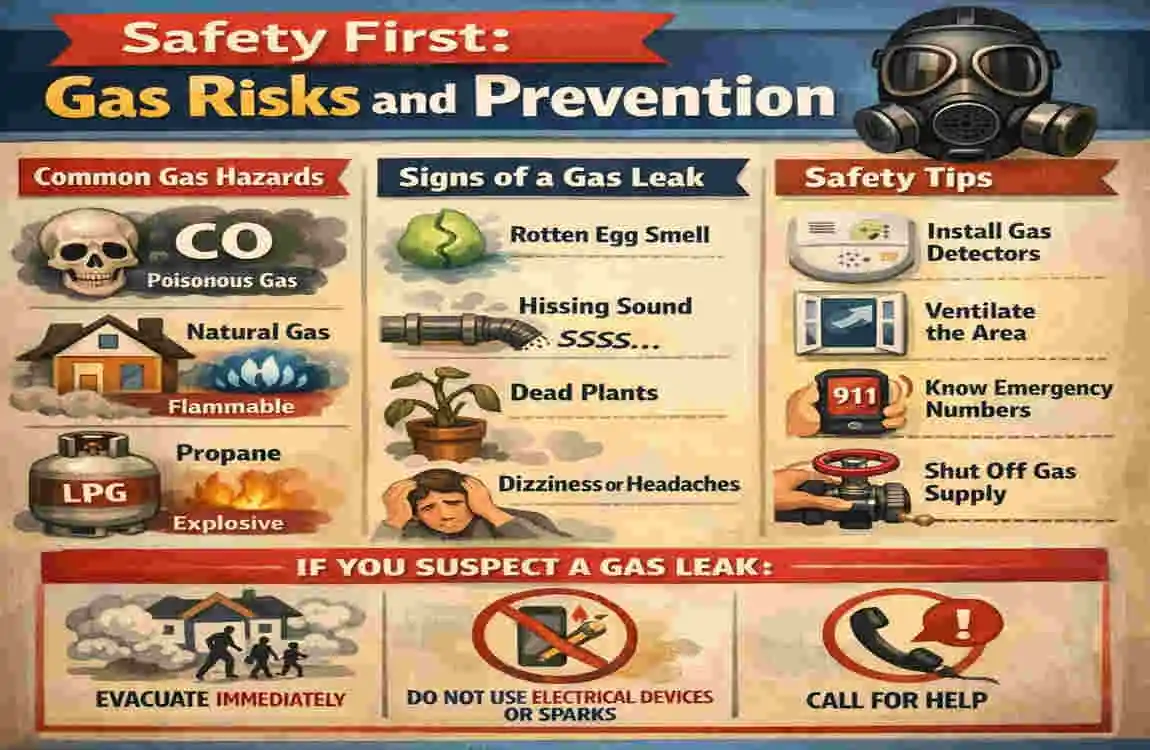 what in the house uses gas