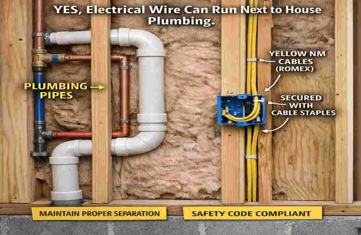Can You Run Electrical Wire Next to House Plumbing? Essential Safety and Code Guidelines for Homeowners