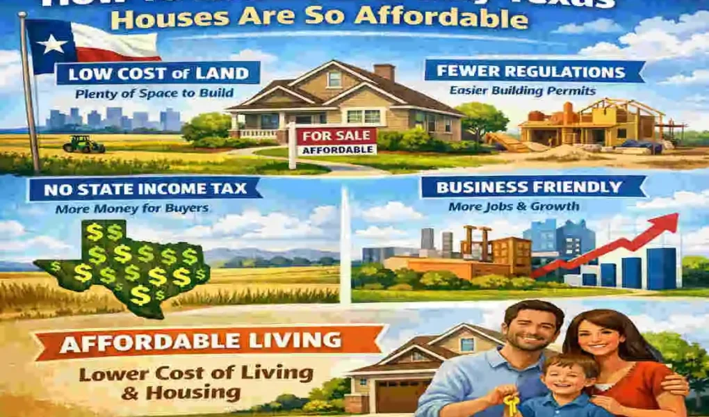 why are houses in texas so cheap