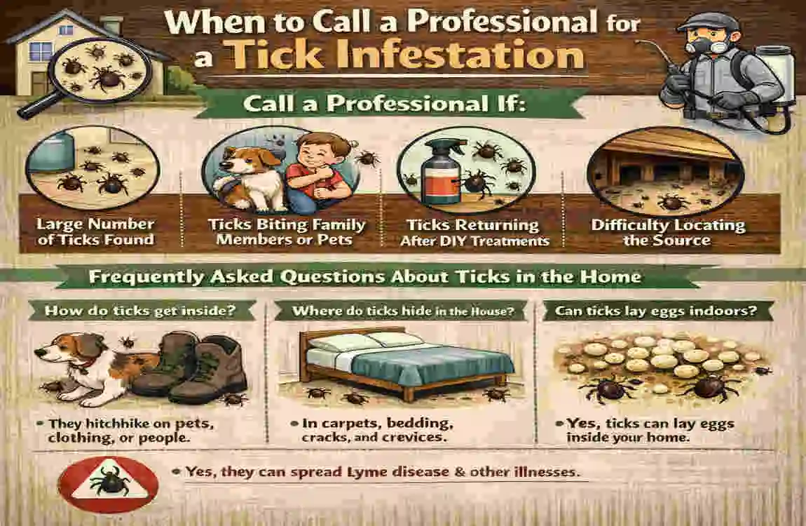 How Long Can Ticks Live in a House?