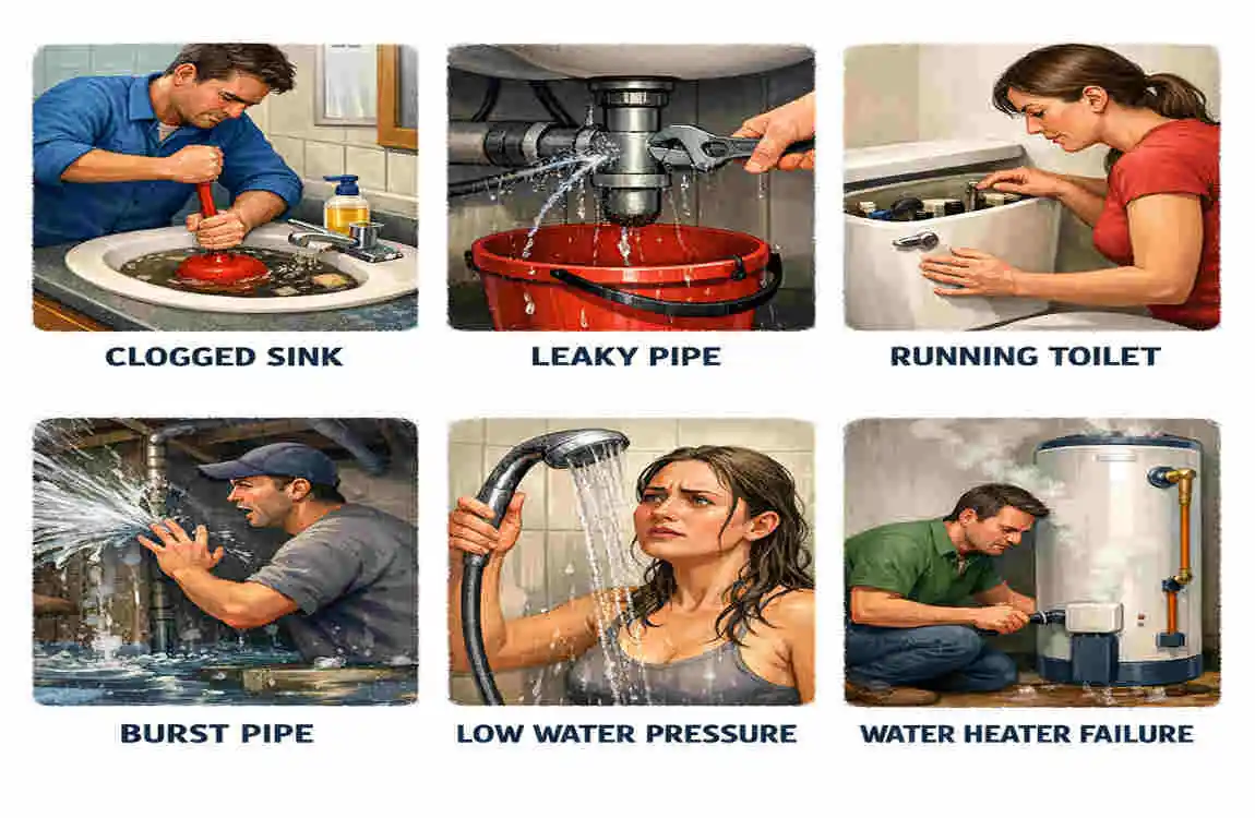 who pays for house plumbing when renting