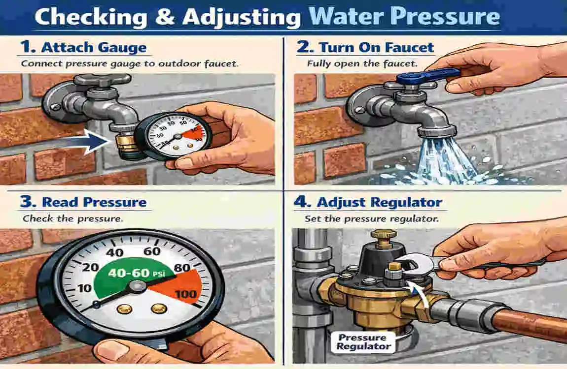 what pressure should my house water be at plumbing