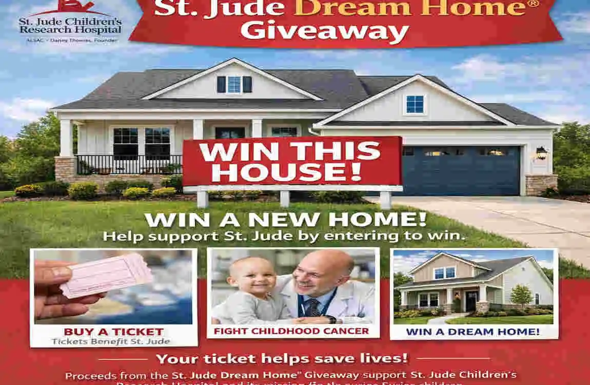 does the st jude dream house come furnished