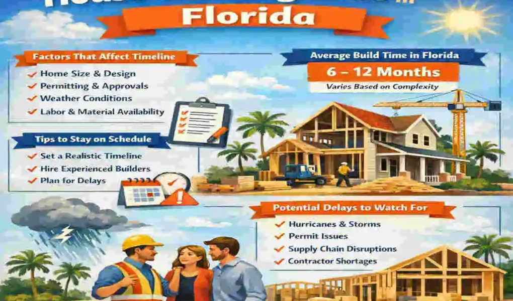 how long to build a house in florida