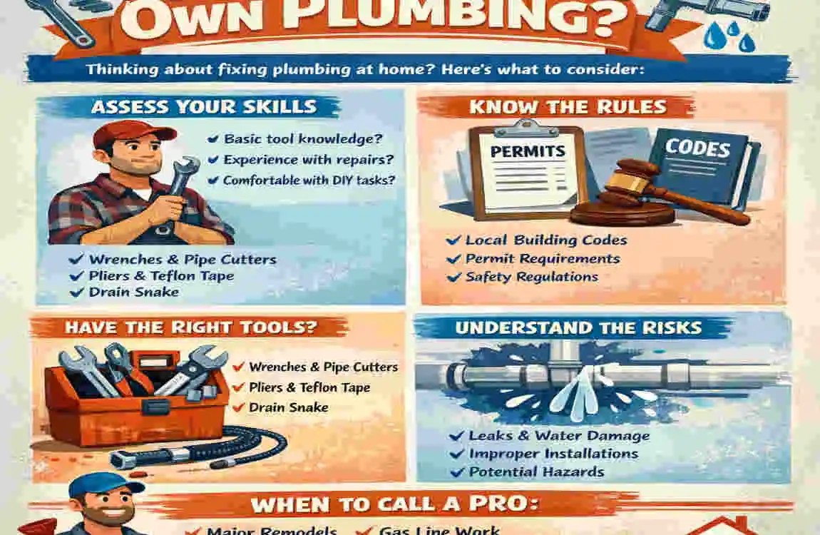 can i do plumbing in my own house