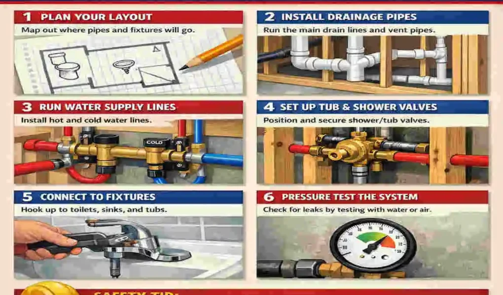 How to Rough-In Home Plumbing Like a Pro