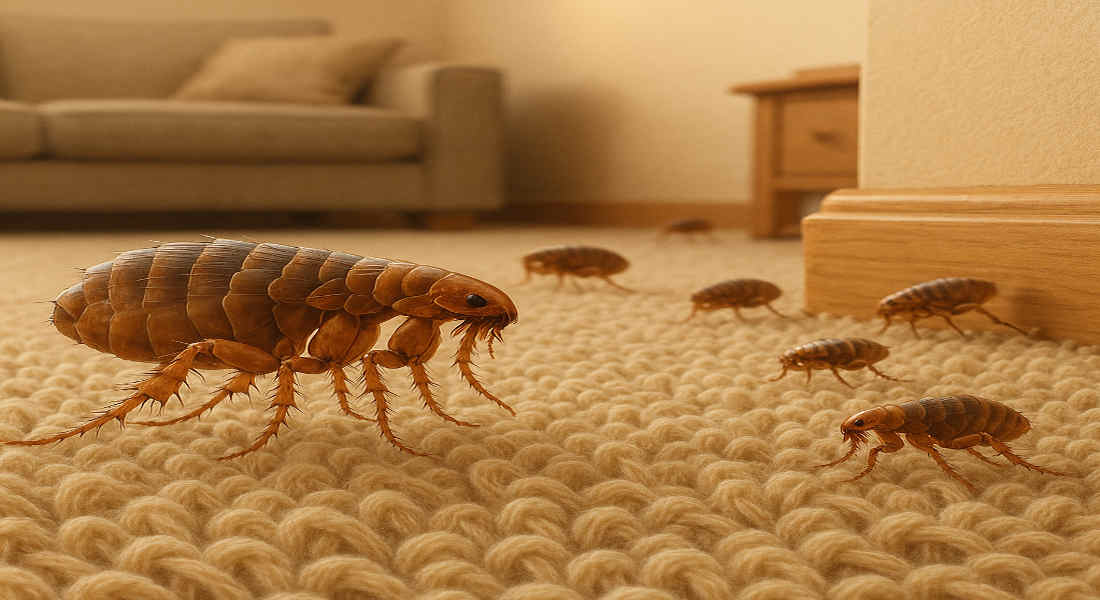 how can fleas get into your house