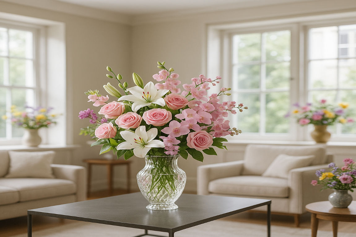 what are the benefits of having flowers in the house