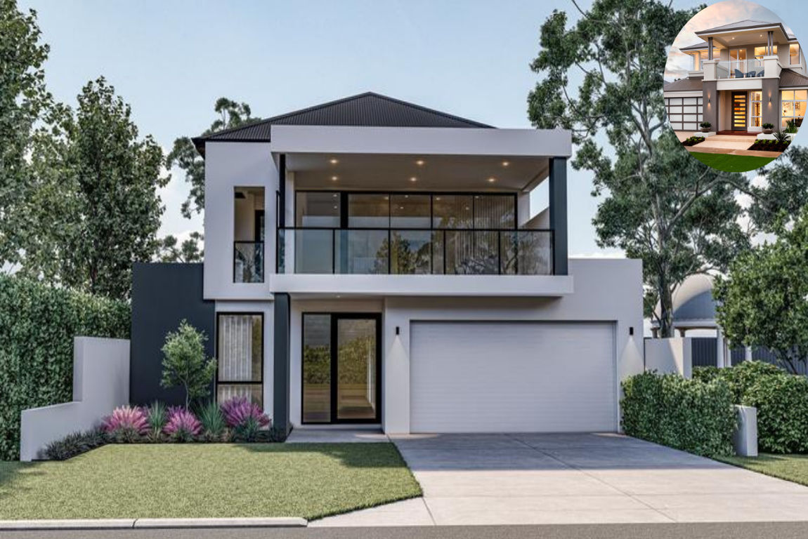 how high is a two storey house