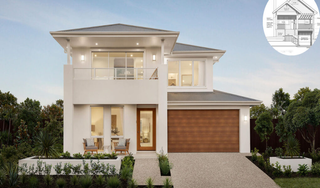 how high is a two storey house